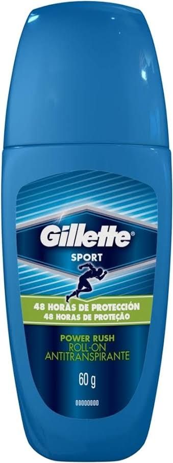 DESODORANTE GILLETTE ROLL ON POWER RUSH FCO 60 G