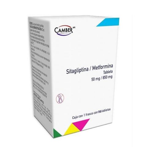 SITAGLIPTINA/METFORMINA 50/850 MG 56 TAB CAMBER