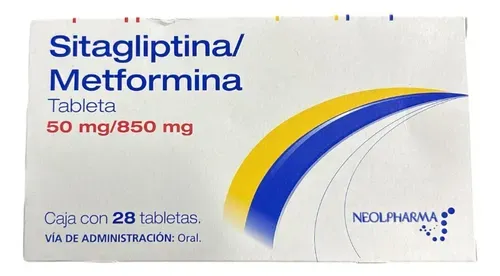 SITAGLIPTINA, METFORMINA 50/850 MG 28 TAB NEOLPHARMA