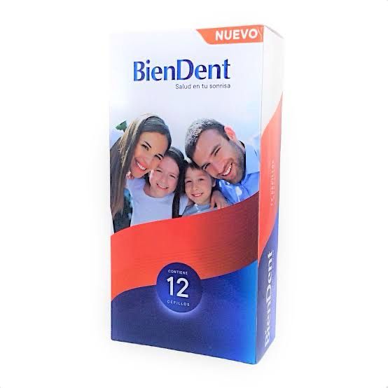 CEPILLO DENTAL ADULTO EXHIBIDOR 12 PZAS BIENDENT