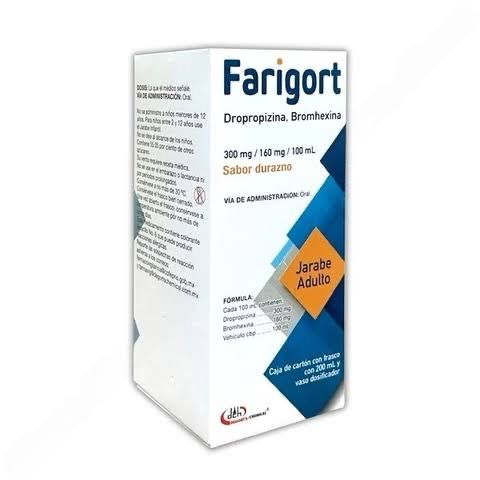 FARIGORT ADULTO 300/160 MG/100 ML JBE 200 ML