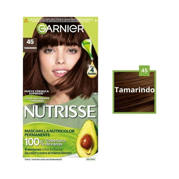 TINTE PARA EL CABELLO NUTRISSE 45 TAMARINDO