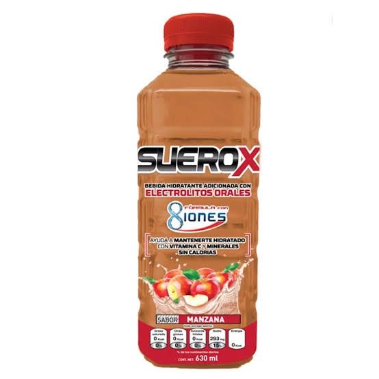 SUEROX 8IONES MANZANA FCO 630 ML