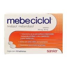 MEBECICLOL 300/60 MG 18 TAB