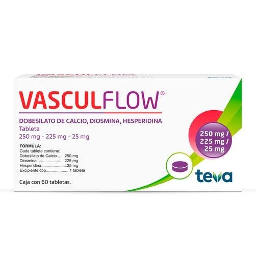 VASCULFLOW 250/225/25 MG 60 TAB