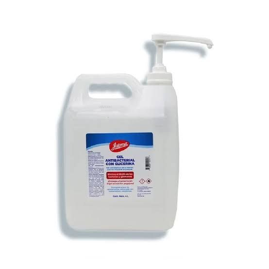 GEL ANTIBACTERIAL ANTISÉPTICO CON GLICERINA AL 70% FCO 4 L JALOMA
