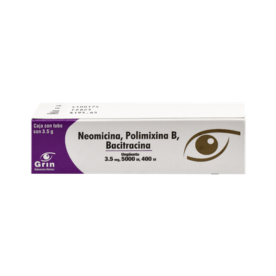 NEOMICINA, POLIMIXINA B, BACITRACINA UNG 3.5 G GRIN