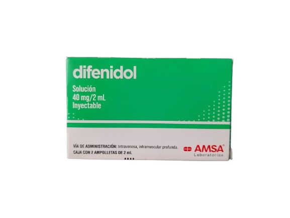 DIFENIDOL 40 MG/2 ML IM 2 AMP AMSA