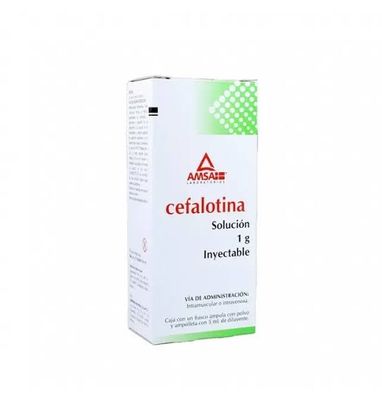 CEFALOTINA 1G/5 ML AMP AMSA