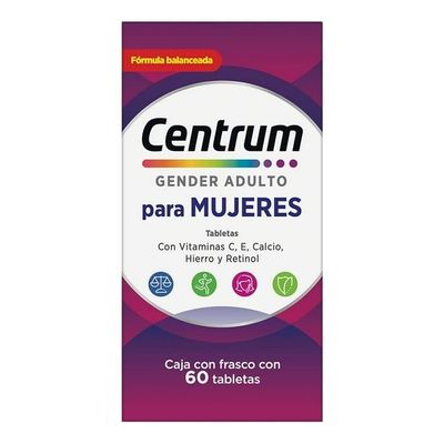 CENTRUM GENDER+50 MUJER 60 TAB