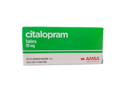 CITALOPRAM 20 MG 14 TAB AMSA