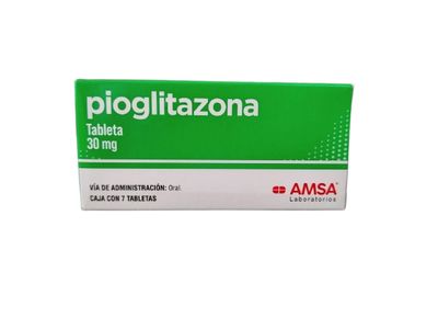 PIOGLITAZONA 30 MG 7 TAB AMSA