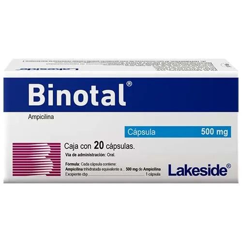 BINOTAL 500 MG 20 CAP