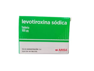 LEVOTIROXINA SÓDICA 100 MCG 100 TAB AMSA