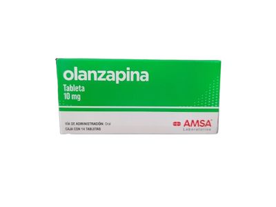 OLANZAPINA 10 MG 14 TAB AMSA