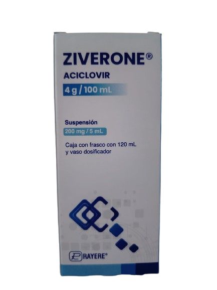 ZIVERONE 200 MG/5 ML SUSP 120 ML