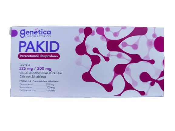 PAKID 325/200 MG 20 TAB