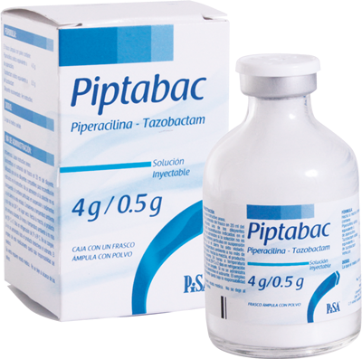 PIPTABAC 4 G/0.5 G FCO AMP IV