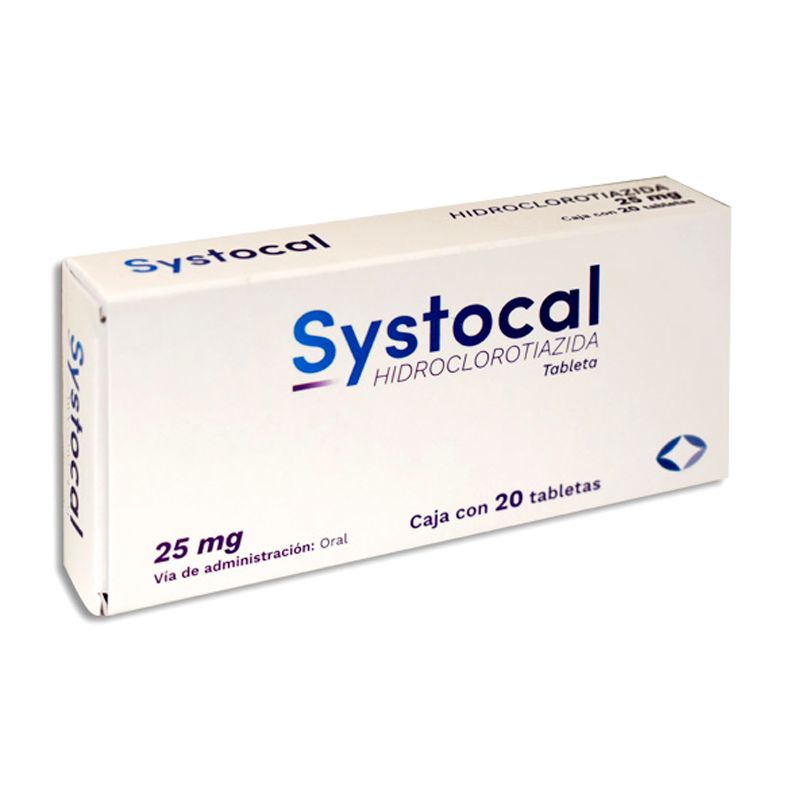 SYSTOCAL 25 MG 20 TAB