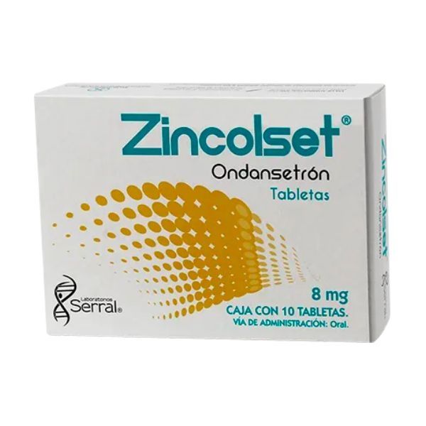 ZINCOLSET 8 MG 10 TAB