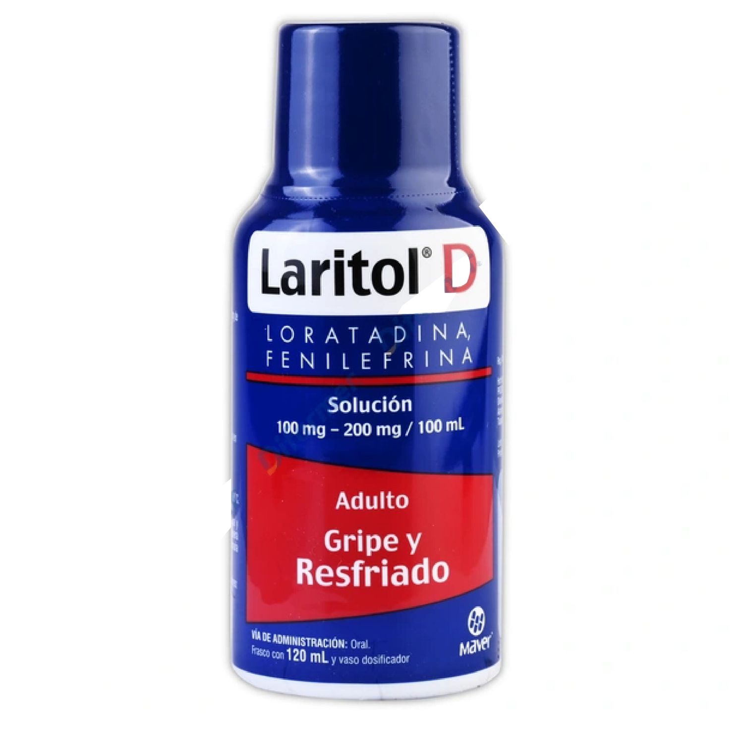 LARITOL D ADULTO 200/100 MG/100 ML SUSP 120 ML