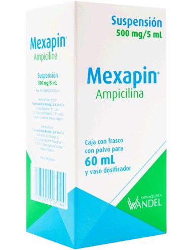 MEXAPIN 500 MG/5 ML SUSP 60 ML