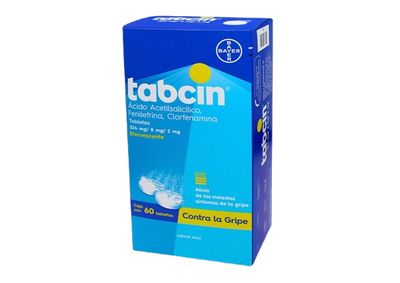 TABCIN 324/8/2 MG 60 TAB EFERV