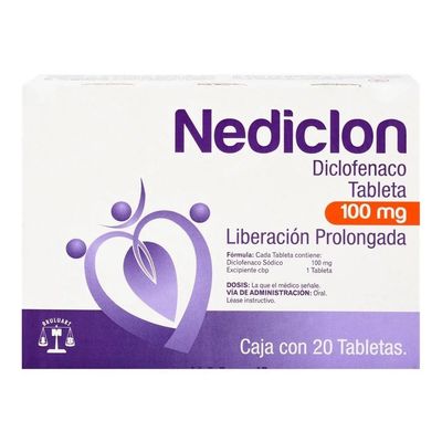 NEDICLON 100 MG 20 TAB