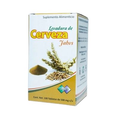 LEVADURA DE CERVEZA 500 MG 100 TAB JAVS