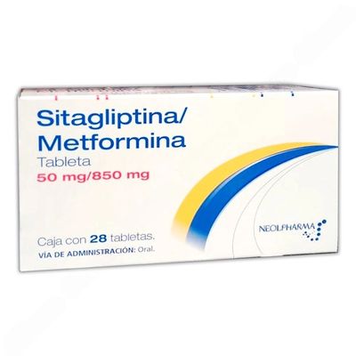 SITAGLIPTINA, METFORMINA 50/850 MG 28 TAB NEOLPHARMA