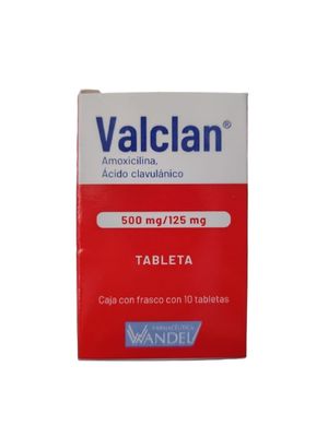 VALCLAN 500/125 MG 10 TAB