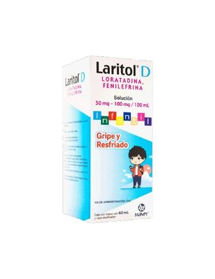 LARITOL D INFANTIL 50/100 MG/100 ML SUSP 60 ML