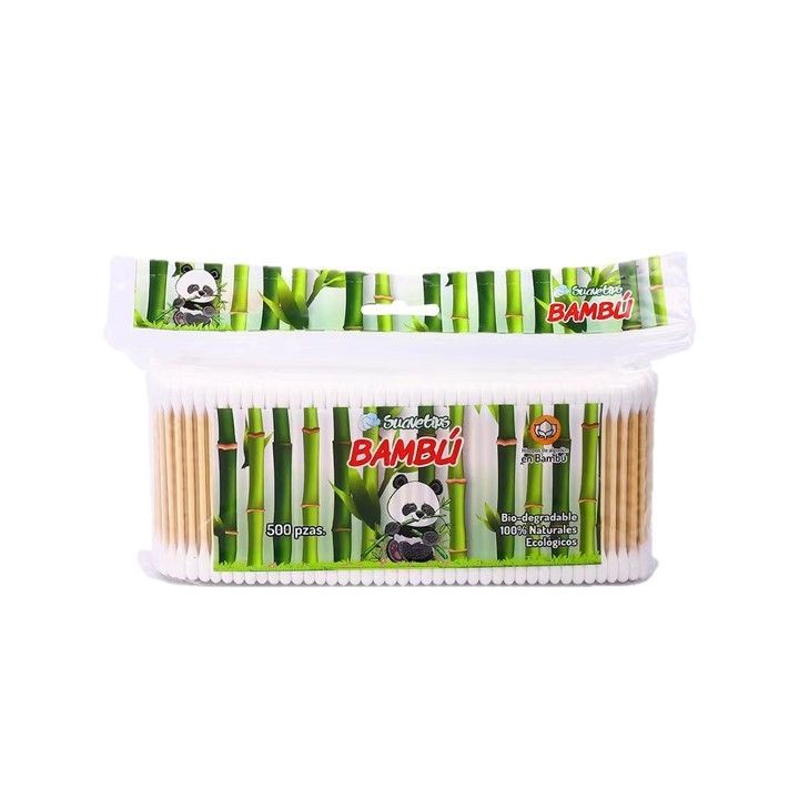 SUAVETIPS BAMBU BOLSA 500 PZAS