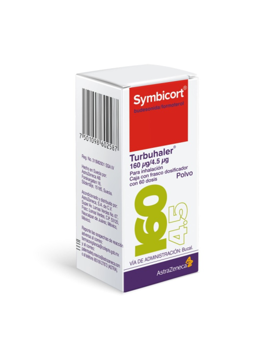 SYMBICORT 160/4.5 MCG 60 DOSIS