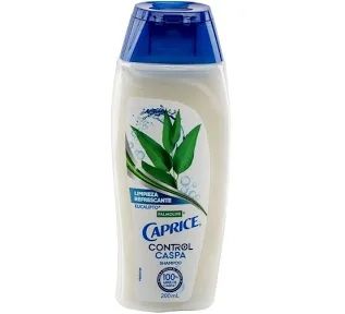 SHAMPOO CAPRICE CONTROL CASPA LIMPIEZA REFRESCANTE EUCALIPTO * FCO 200 ML