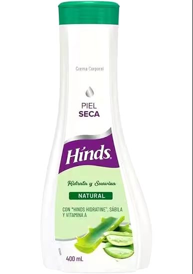 CREMA CORPORAL HINDS NATURAL PIEL SECA 400 ML
