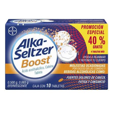 ALKA-SELTZER BOOST 10+4 TAB EFERV