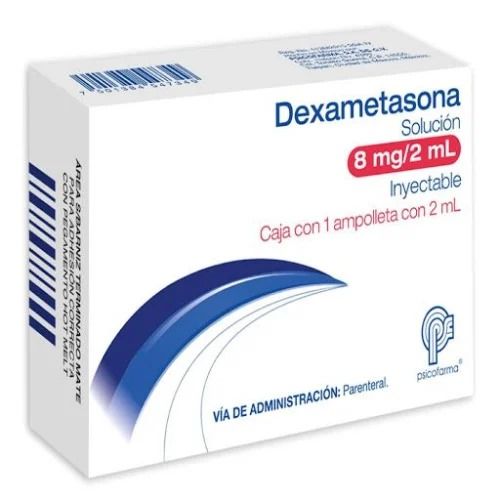 DEXAMETASONA 8 MG/2 ML AMP IM, IV PSICOFARMA