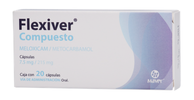 FLEXIVER COMPUESTO 7.5/215 MG 20 CAP