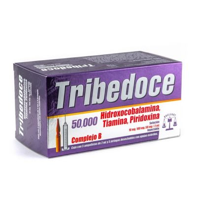 TRIBEDOCE 50,000 100/50/10 MG/2 ML 5 AMP IM