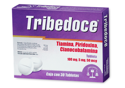 TRIBEDOCE 100/5 MG/50 MCG 30 TAB