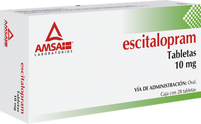 ESCITALOPRAM 10 MG 28 TAB AMSA