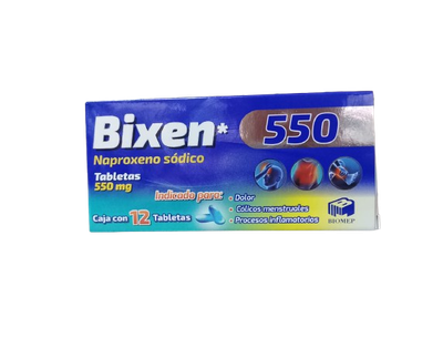 BIXEN 550 MG 12 TAB