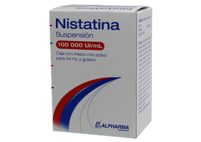 NISTATINA 100 000 UI/1 ML FCO 24 ML ALPHARMA