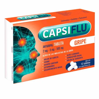 CAPSIFLU 2/5/500 MG 12 TAB