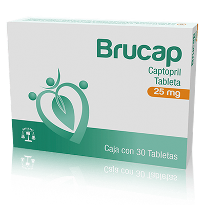 BRUCAP 25 MG 30 TAB CAJA