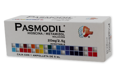 PASMODIL 20 MG/2.5 G AMP IV