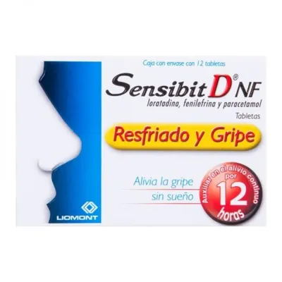 SENSIBIT D NF 2.5, 5, 500 MG 12 TAB