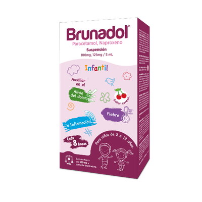 BRUNADOL 100/125 MG/5 ML SUSP 100 ML