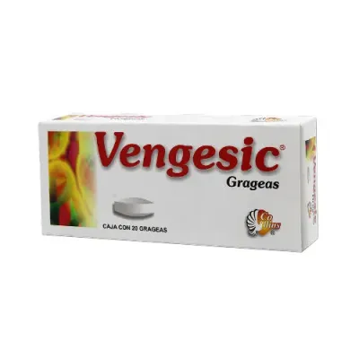 VENGESIC 100/0.5/200/200 MG 20 GRAG